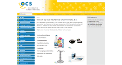 Desktop Screenshot of ocs-recreatie.nl